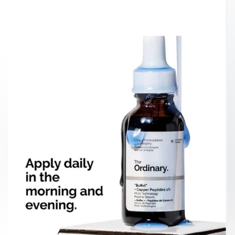 NEW ‼️ The Ordinary Buffet Multi-Peptide + Copper Peptides 1% Wrinkles Skin
